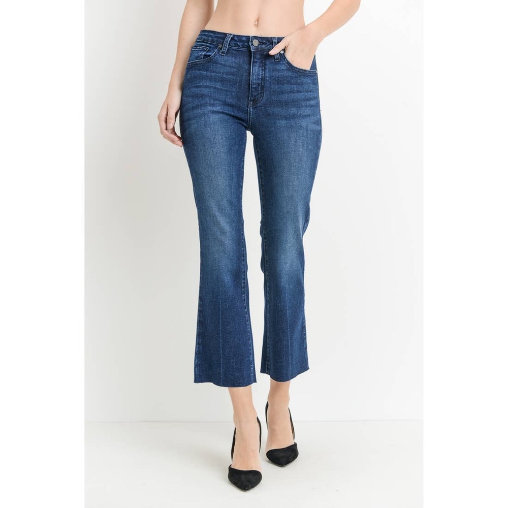 Just Black Cropped Bootcut Jean